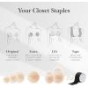 imageNippies Extra Nipple Covers for Women  Thicker Adhesive Silicone Bra Pasties for Strapless DressCocoa
