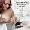 imageNippies Nipple Covers for Women  Sticky Adhesive Silicone Pasties  Reusable Pasty Nipple Cover with Travel BoxCircles Coco