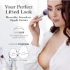 imageNippies Nipple Covers for Women  Sticky Adhesive Silicone Pasties  Reusable Pasty Nipple Cover with Travel BoxLifts Coco