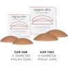 imageNippies NonAdhesive Bra Liner Nipple Covers for Women  Reusable Silicone NoShow Inserts with Travel BoxCoco