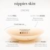 imageNippies NonAdhesive Bra Liner Nipple Covers for Women  Reusable Silicone NoShow Inserts with Travel BoxCrme