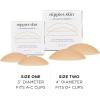 imageNippies NonAdhesive Bra Liner Nipple Covers for Women  Reusable Silicone NoShow Inserts with Travel BoxCrme