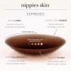 imageNippies NonAdhesive Bra Liner Nipple Covers for Women  Reusable Silicone NoShow Inserts with Travel BoxEspresso
