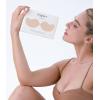 imageNippies Sticky Bra  Adhesive Strapless Backless Bra for Women Seamless Coverage Push Up Support  Crme with Travel BagCrme