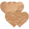 imageNippies Womens Waterproof Adhesive Fabric Nipple Cover PastiesCaramel