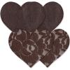 imageNippies Womens Waterproof Adhesive Fabric Nipple Cover PastiesMocha