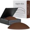 imageNippies NonAdhesive Bra Liner Nipple Covers for Women  Reusable Silicone NoShow Inserts with Travel BoxEspresso