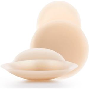 imageNippies Nipple Covers for Women  Sticky Adhesive Silicone Pasties  Reusable Pasty Nipple Cover with Travel BoxLifts Caramel