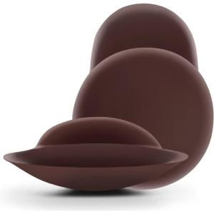 imageNippies Nipple Covers for Women  Sticky Adhesive Silicone Pasties  Reusable Pasty Nipple Cover with Travel BoxLifts Espresso