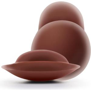 imageNippies Nipple Covers for Women  Sticky Adhesive Silicone Pasties  Reusable Pasty Nipple Cover with Travel BoxLifts Hazelnut