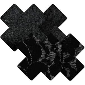 imageNippies Womens Waterproof Adhesive Fabric Nipple Cover PastiesBlack