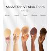 imageNippies SemiCircle Nipple Covers for Women AC Cups  Reusable Silicone Pasty with SkinSafe Adhesive for Strapless OutfitsCaramel