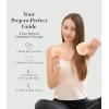 imageNippies SemiCircle Nipple Covers for Women AC Cups  Reusable Silicone Pasty with SkinSafe Adhesive for Strapless OutfitsHazelnut