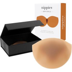 imageNippies SemiCircle Nipple Covers for Women AC Cups  Reusable Silicone Pasty with SkinSafe Adhesive for Strapless OutfitsCoco